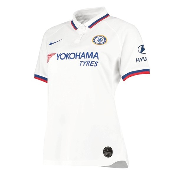 Camiseta Chelsea Replica Segunda Ropa Mujer 2019/20 Blanco